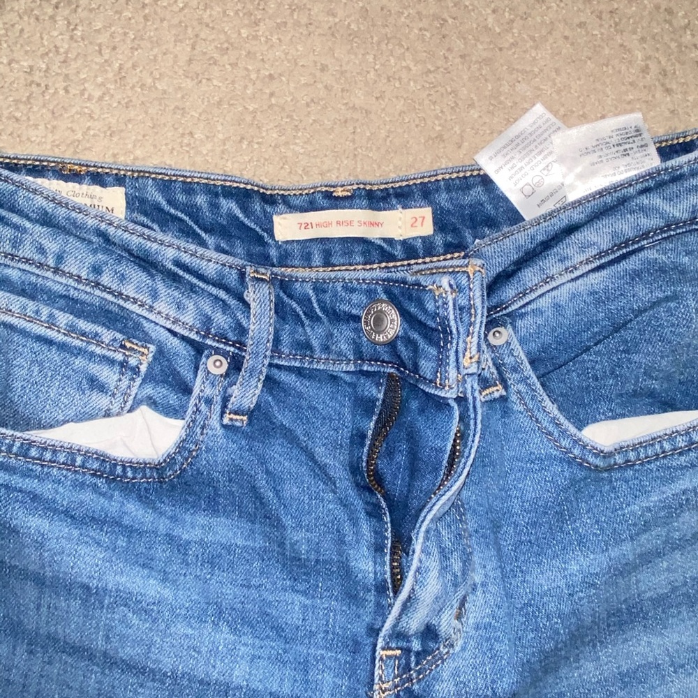 Levi’s skinny jeans!